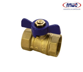  VALV.BOLA DZR HI-HI 3/4   AZUL  